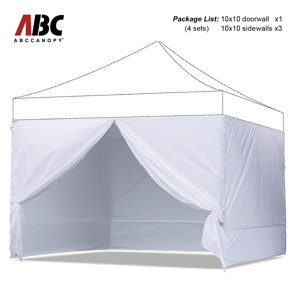 Canopy Sidewall Only 10x10, 10x20