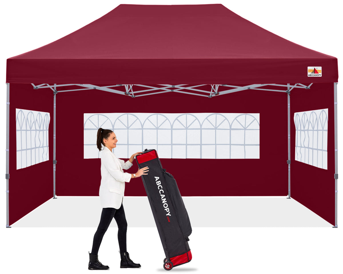 S1 Nova Base™-Lite Canopy with Church Window Sidewalls 8x8, 10x10, 10x15, 10x20