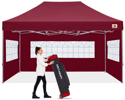 S1 Nova Base™-Lite Canopy with Church Window Sidewalls 8x8, 10x10, 10x15, 10x20