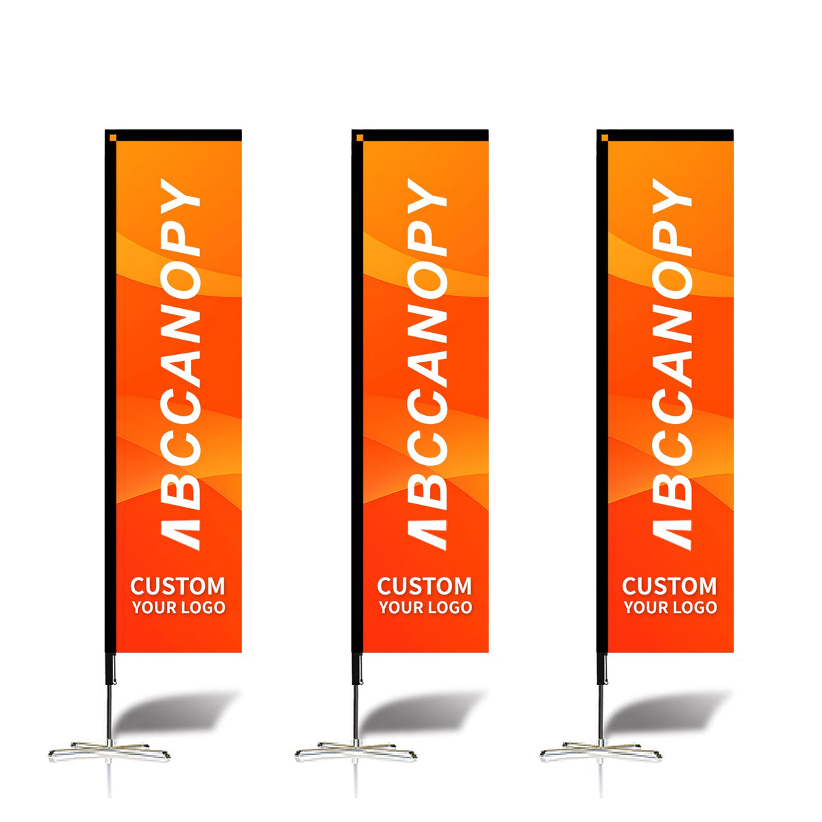 Custom Rectangle Flag 8FT, 10FT, 12FT