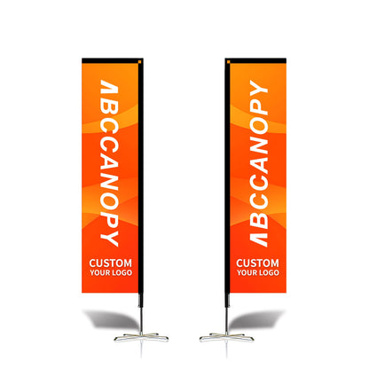 Custom Rectangle Flag 8FT, 10FT, 12FT