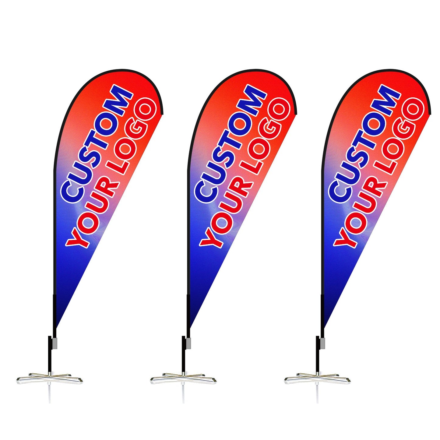 Custom Teardrop Flag 8FT, 10FT, 12FT