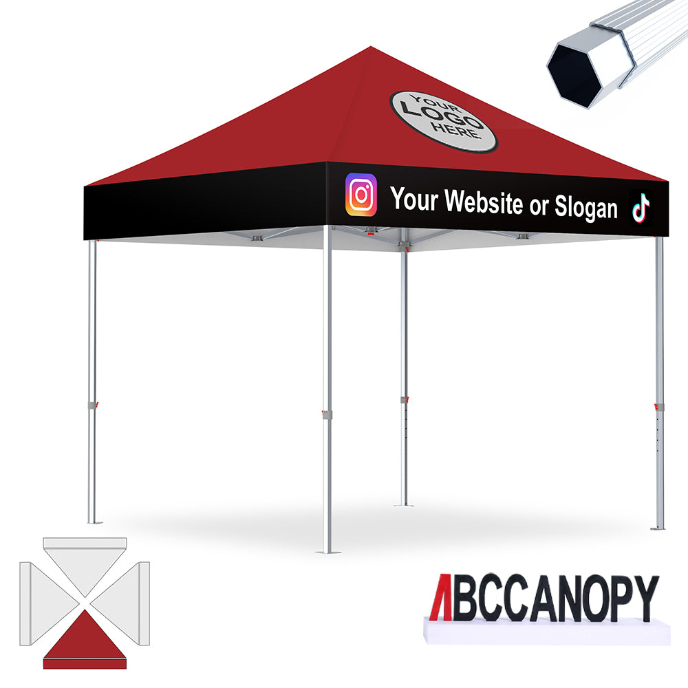 S3 BenchMark Brio™ Fort - Custom Aluminum Canopy 10x10