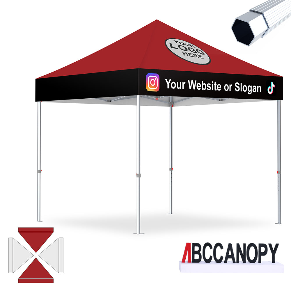 S3 BenchMark Brio™ Fort - Custom Aluminum Canopy 10x10