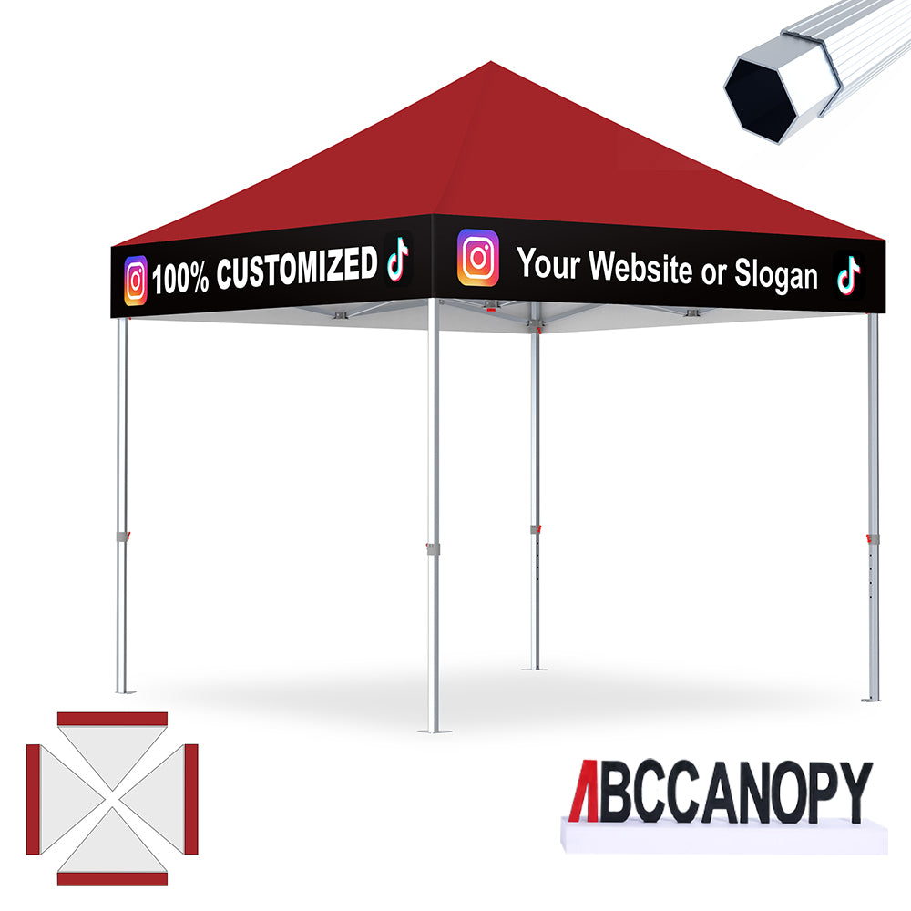 S3 BenchMark Brio™ Fort - Custom Aluminum Canopy 10x10