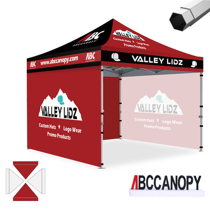 S1 Nova Base™ Custom Canopy Brand Union 10x10, 10x15, 10x20