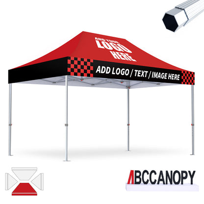 S3 BenchMark Brio Fort Custom Aluminum Canopy 10x15