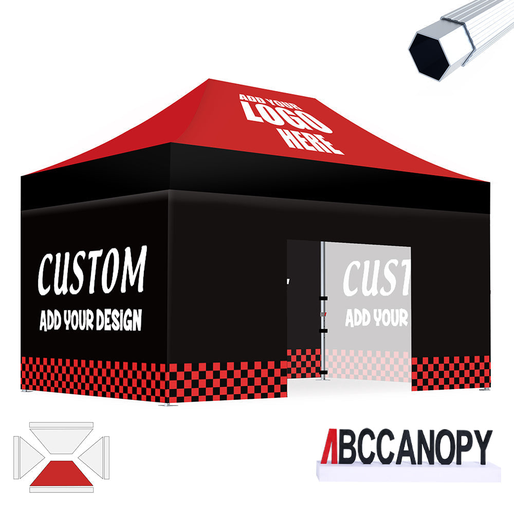 S3 BenchMark Brio Fort Custom Aluminum Canopy 10x15
