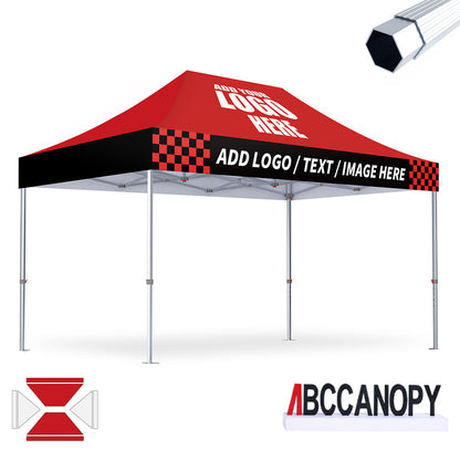 S3 BenchMark Brio Fort Custom Aluminum Canopy 10x15