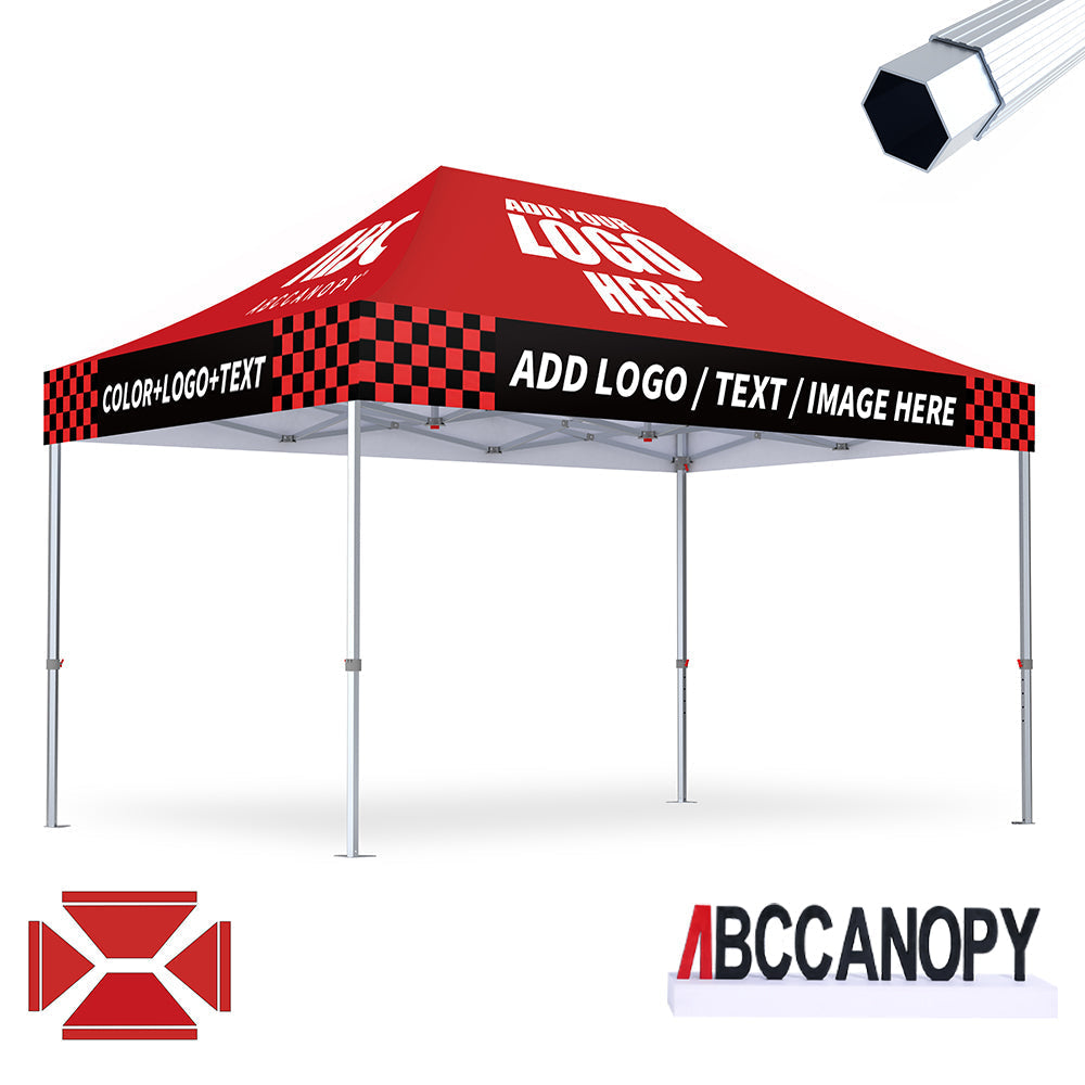S3 BenchMark Brio Fort Custom Aluminum Canopy 10x15