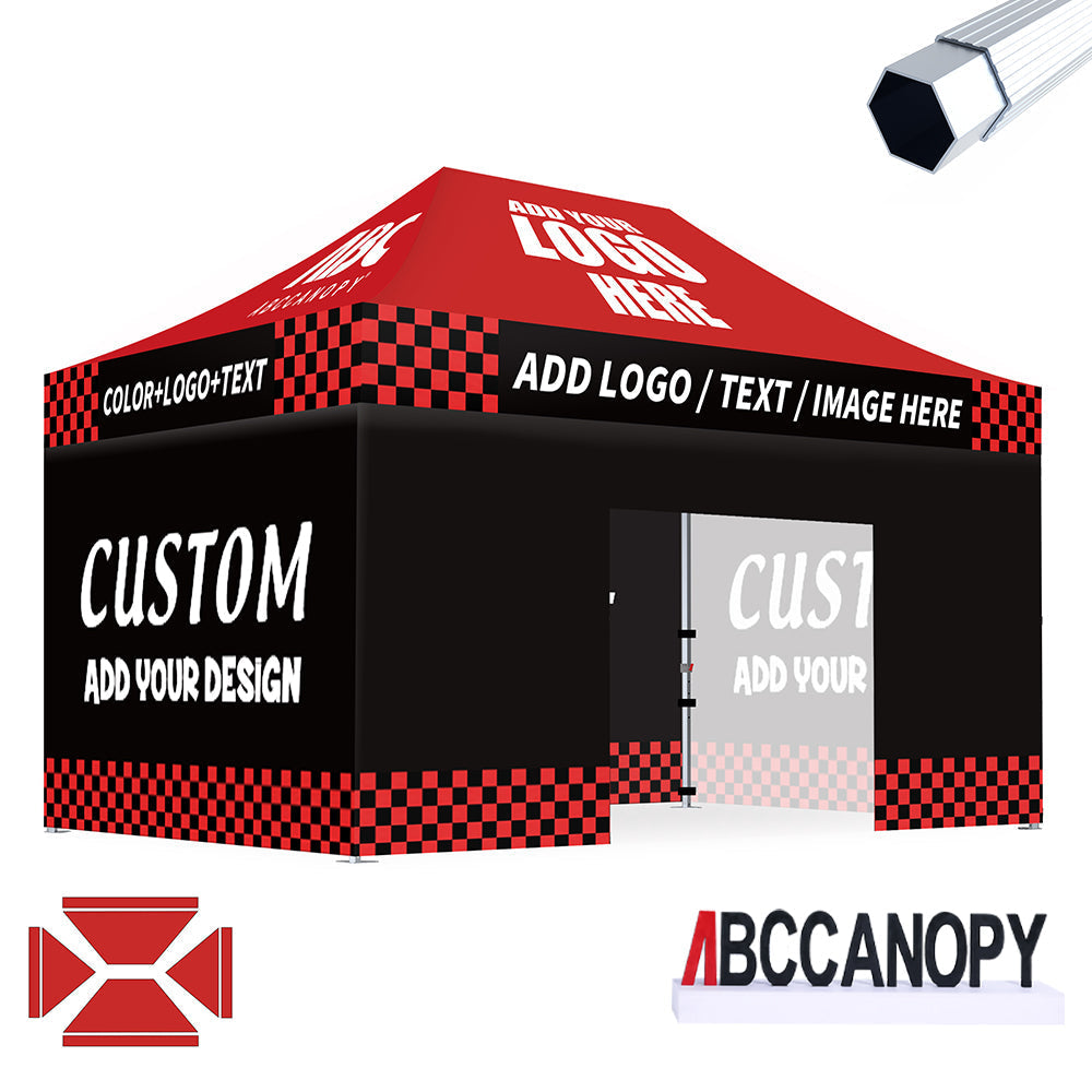 S3 BenchMark Brio Fort Custom Aluminum Canopy 10x15