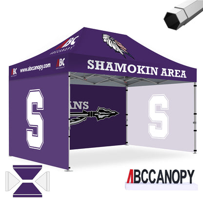 S1 Nova Base™ Custom Canopy Brand Union 10x10, 10x15, 10x20