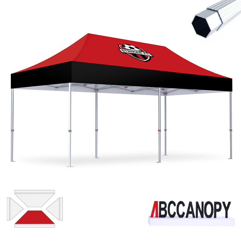 S3 BenchMark Brio Fort Custom Aluminum Canopy 10x20