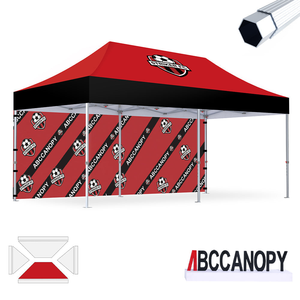 S3 BenchMark Brio Fort Custom Aluminum Canopy 10x15