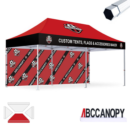 S3 BenchMark Brio Fort Custom Aluminum Canopy 10x20