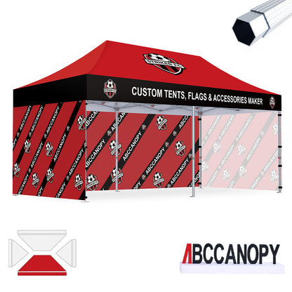 S3 BenchMark Brio Fort Custom Aluminum Canopy 10x20