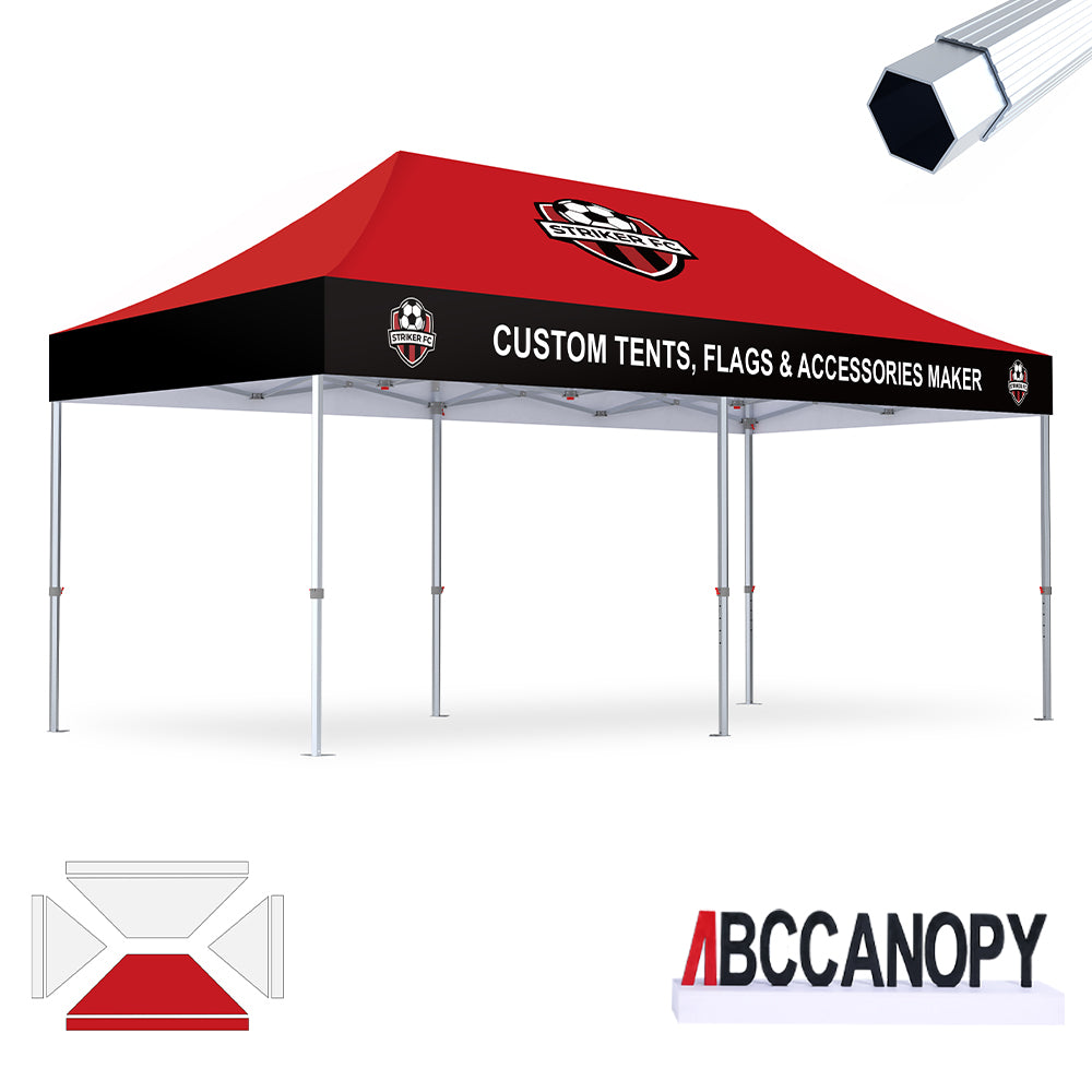 S3 BenchMark Brio Fort Custom Aluminum Canopy 10x15