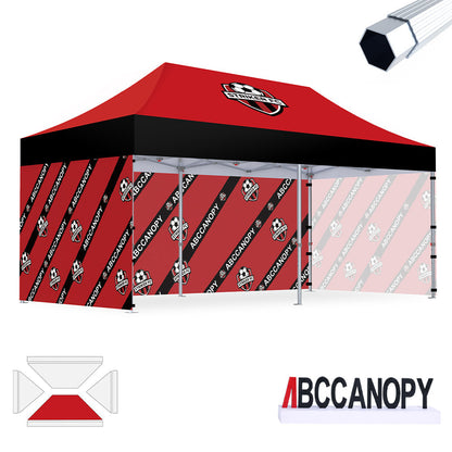 S3 BenchMark Brio Fort Custom Aluminum Canopy 10x20