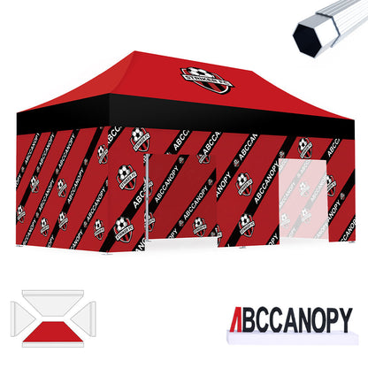 S3 BenchMark Brio Fort Custom Aluminum Canopy 10x20