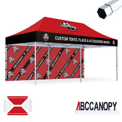 S3 BenchMark Brio Fort Custom Aluminum Canopy 10x20