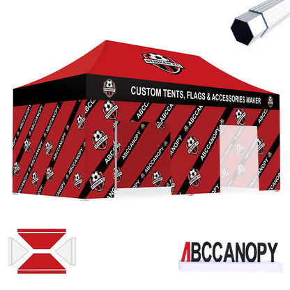 S3 BenchMark Brio Fort Custom Aluminum Canopy 10x20