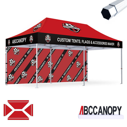 S3 BenchMark Brio Fort Custom Aluminum Canopy 10x20