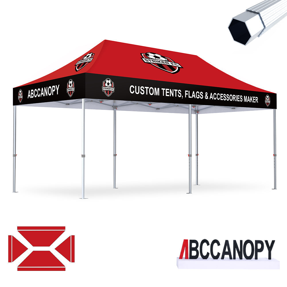S3 BenchMark Brio Fort Custom Aluminum Canopy 10x20