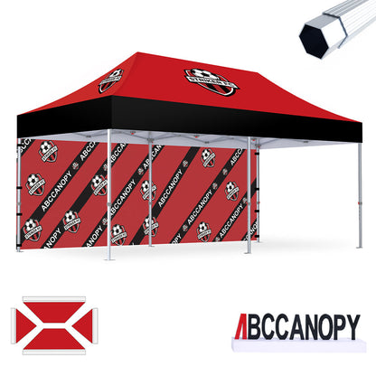 S3 BenchMark Brio Fort Custom Aluminum Canopy 10x20