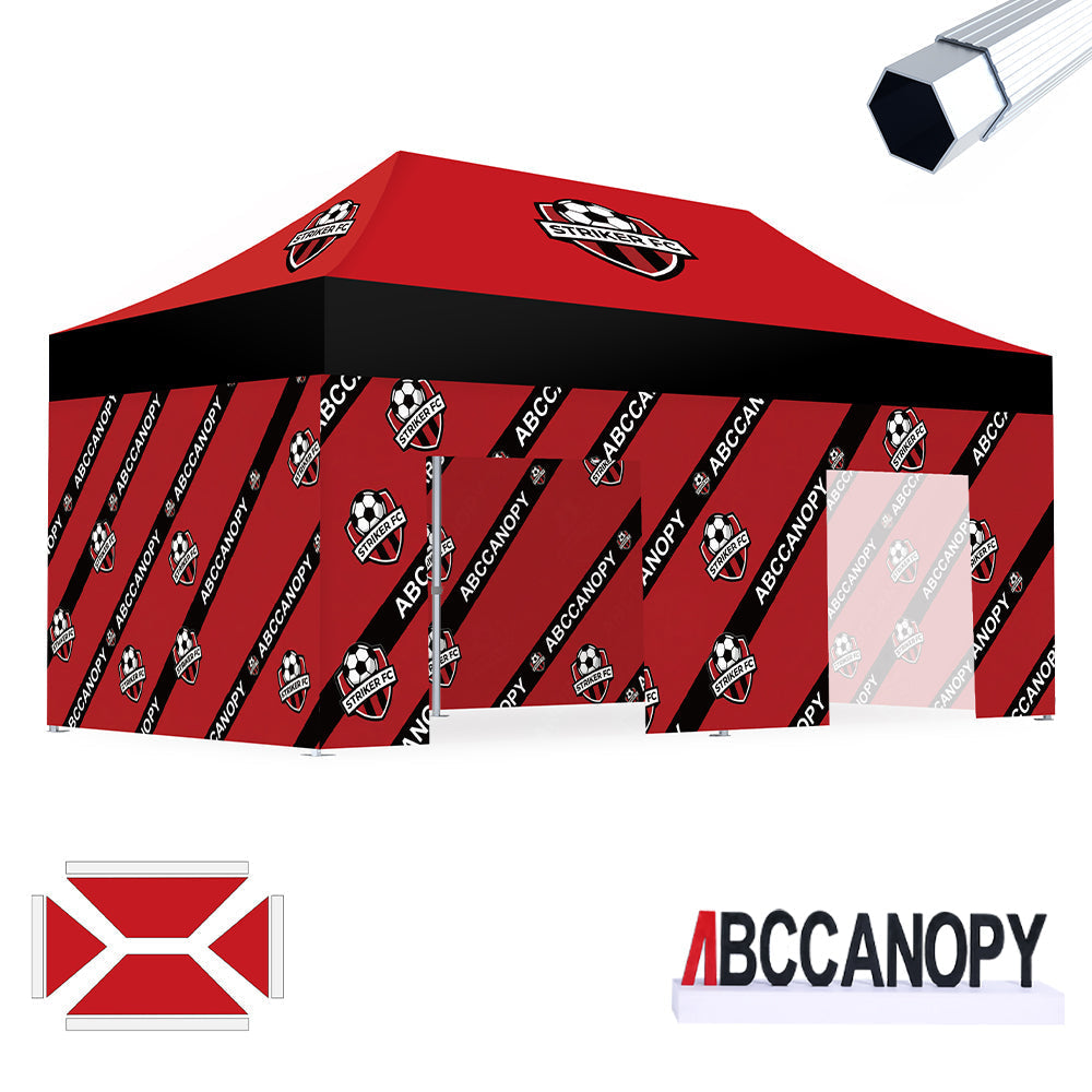 S3 BenchMark Brio Fort Custom Aluminum Canopy 10x20