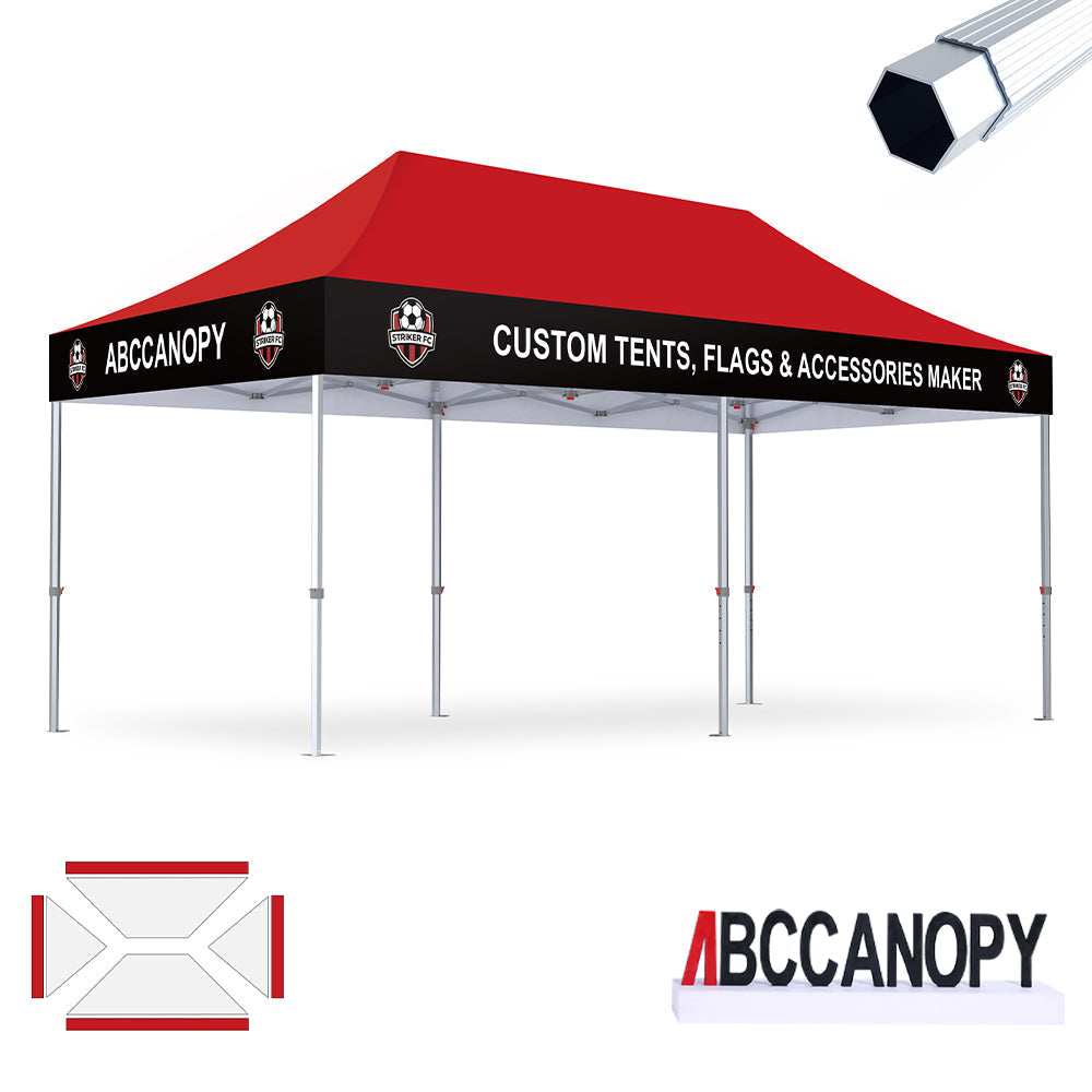 S3 BenchMark Brio Fort Custom Aluminum Canopy 10x15