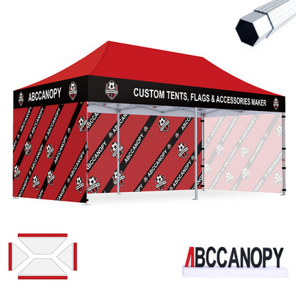 S3 BenchMark Brio Fort Custom Aluminum Canopy 10x20
