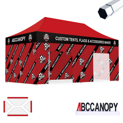 S3 BenchMark Brio Fort Custom Aluminum Canopy 10x20