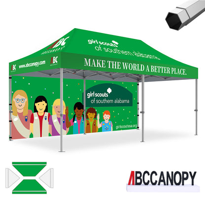 S1 Nova Base™ Custom Canopy Brand Union 10x10, 10x15, 10x20