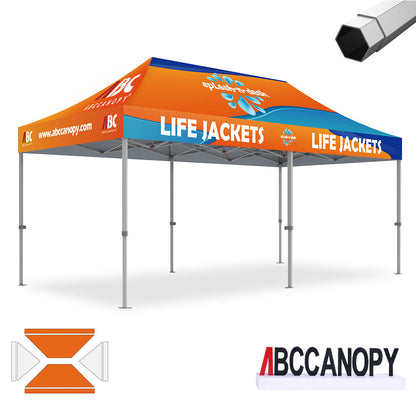 S1 Nova Base™ Custom Canopy Brand Union 10x10, 10x15, 10x20