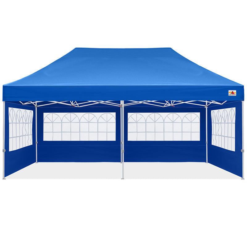 S1 Nova Base™-Lite Canopy with Church Window Sidewalls 8x8, 10x10, 10x15, 10x20