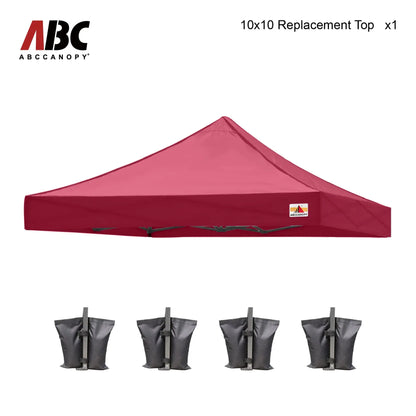 Replacement Top Cover 8x8, 10x10, 10x15, 10x20