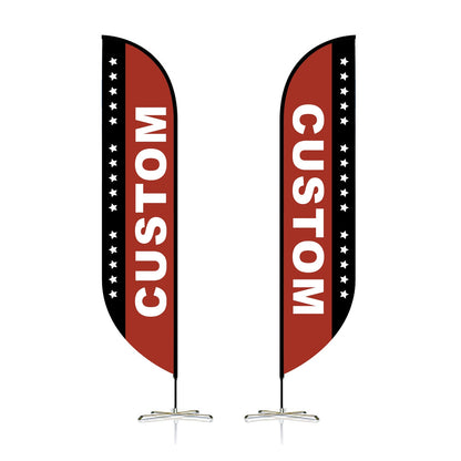 Custom Feather Flag 8FT, 10FT, 12FT