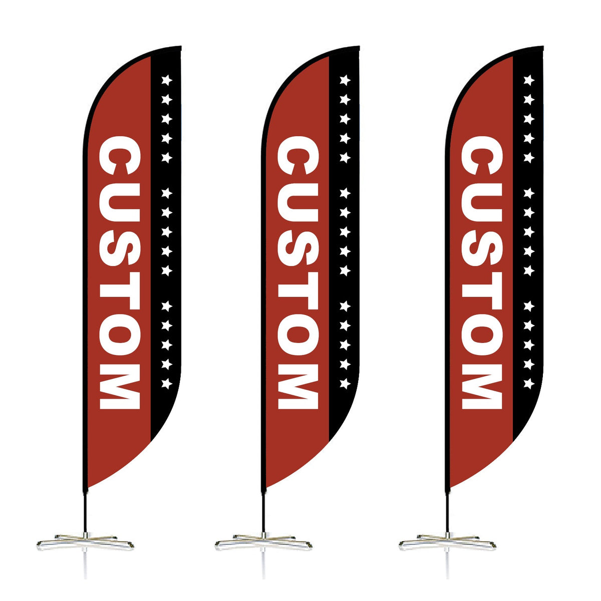 Custom Flag with Pole 8FT, 10FT, 12FT