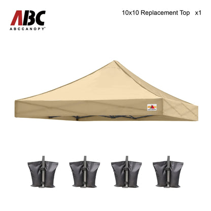 Replacement Top Cover 8x8, 10x10, 10x15, 10x20