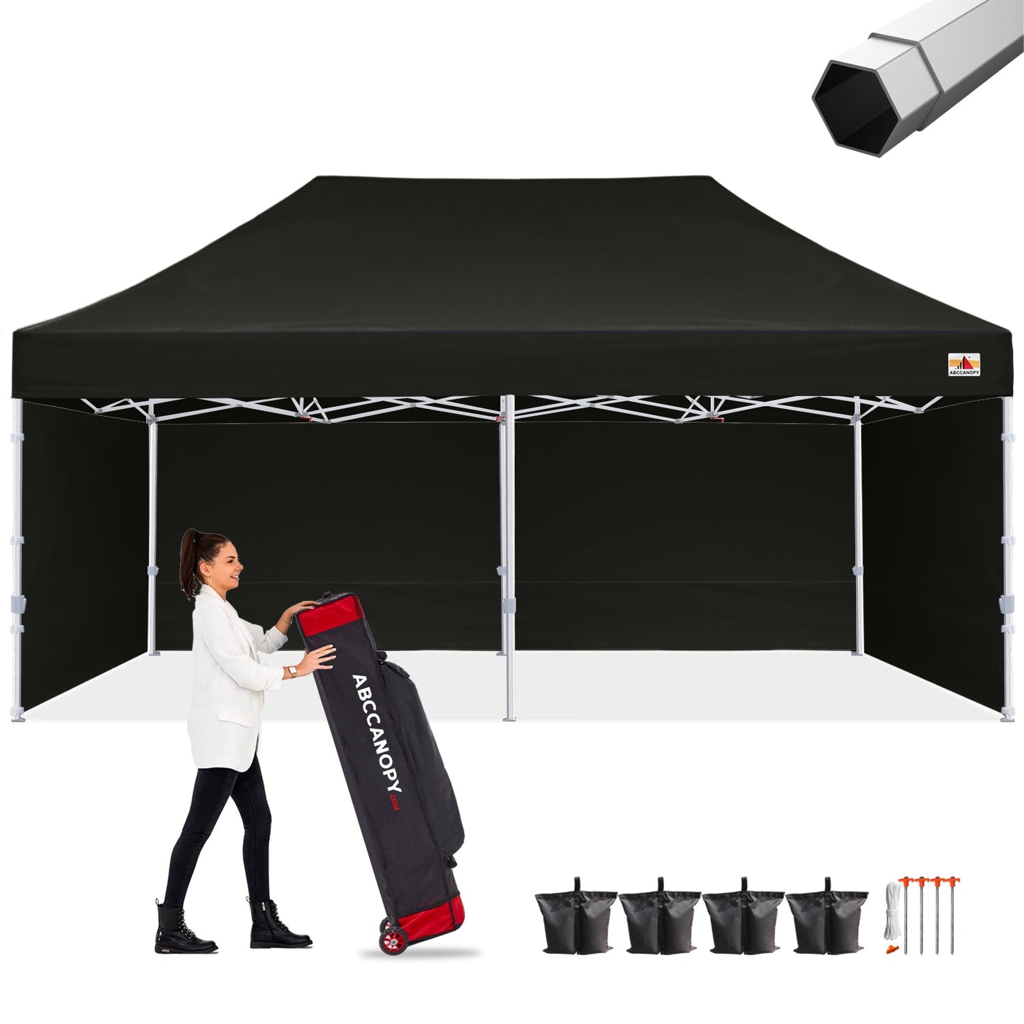 S1 Nova Base™-Frame Canopy with Sidewalls 10x10, 10x15, 10x20