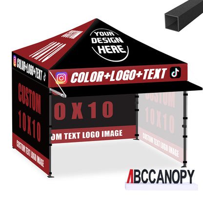 S1 Nova Base™-Lite Custom Canopy with Awning & Sidewalls 10x10