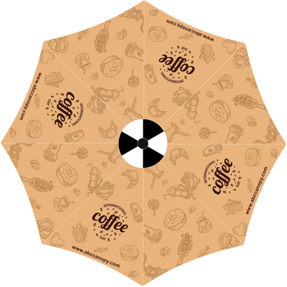 ABCCANOPY Custom Outdoor Patio Umbrella 9FT
