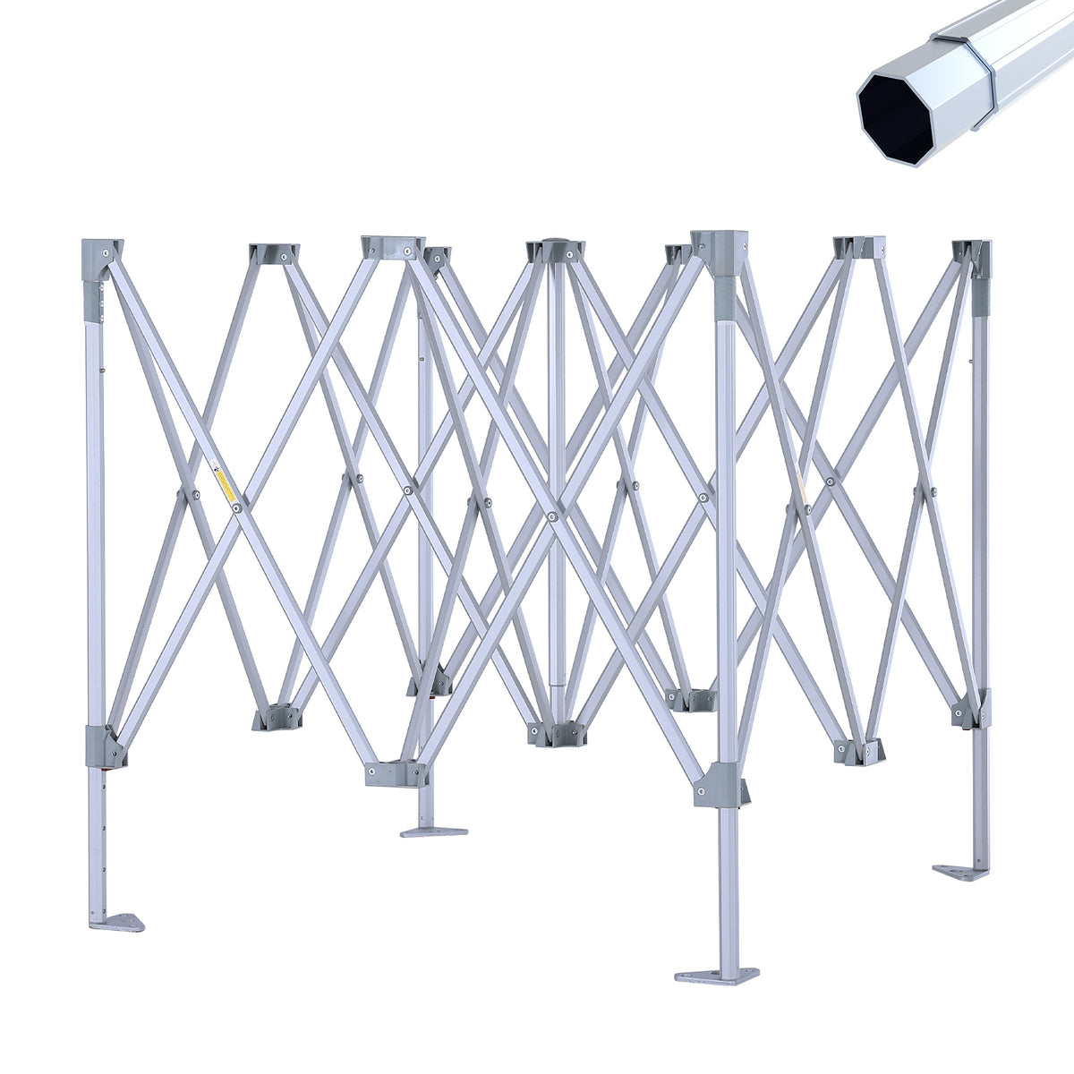 S4 Alpine Master Aluminum Canopy Frame Only 10x10, 10x15, 10x20