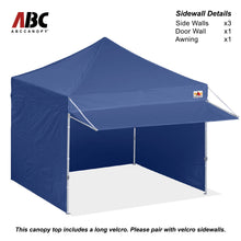 S1 Nova Base™-Lite Canopy with Awning & Sidewalls 10x10, 10x20