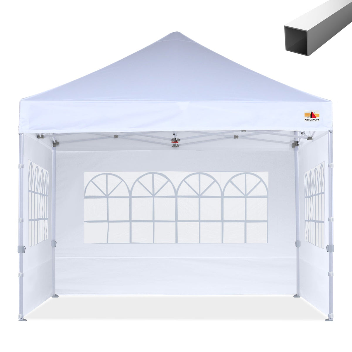 S1 Nova Base™-Lite Canopy with Church Window Sidewalls 8x8, 10x10, 10x15, 10x20