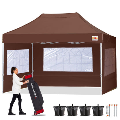S1 Nova Base™-Lite Canopy with Church Window Sidewalls 8x8, 10x10, 10x15, 10x20