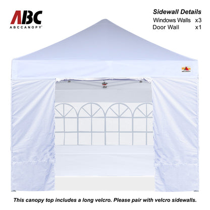 S1 Nova Base™-Lite Canopy with Church Window Sidewalls 8x8, 10x10, 10x15, 10x20