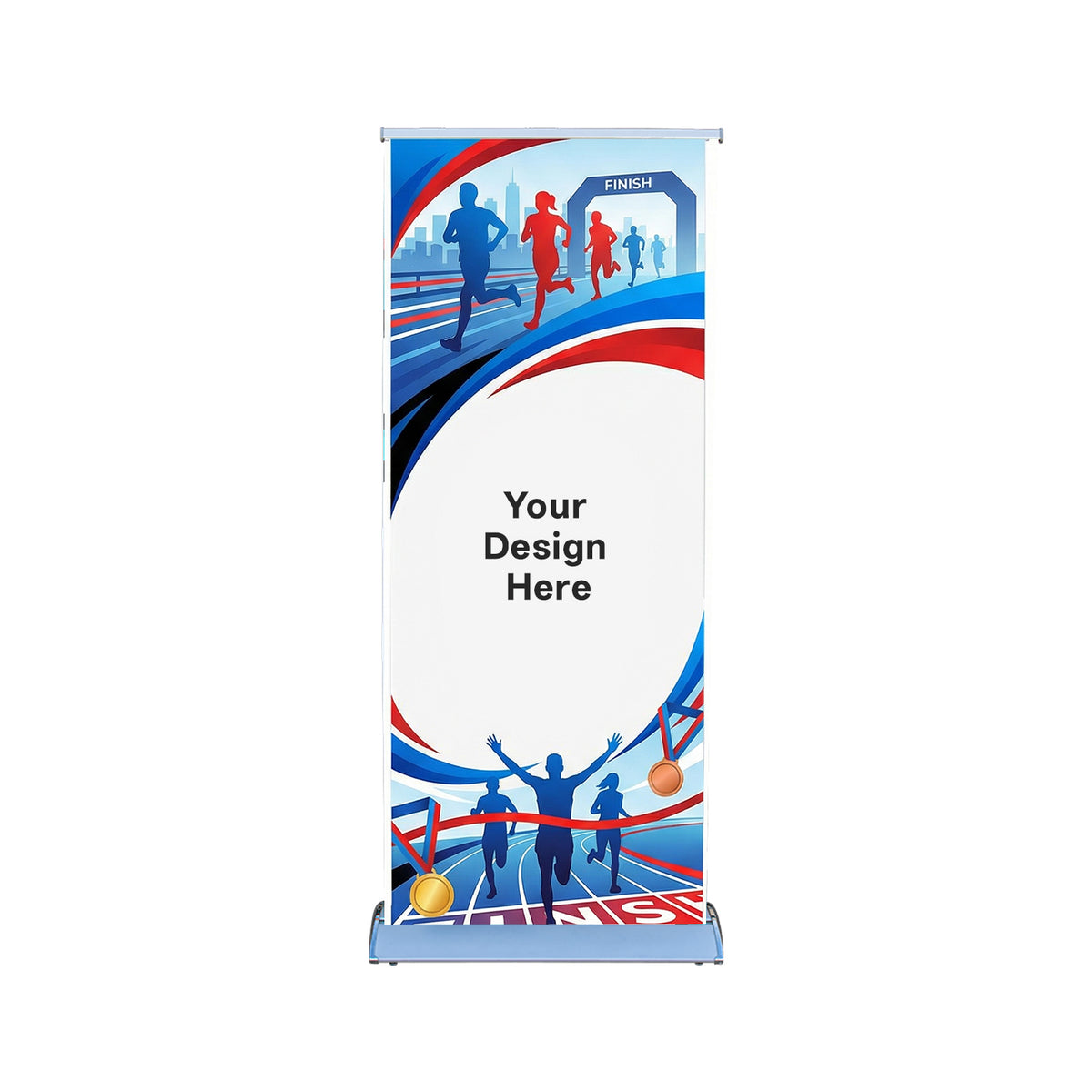 Deluxe Custom Roll-Up Banner Height Adjustable