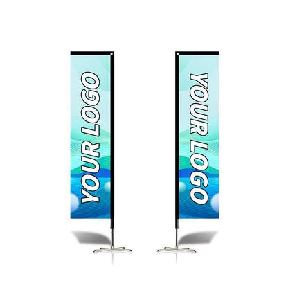 Custom Rectangle Flag 8FT, 10FT, 12FT