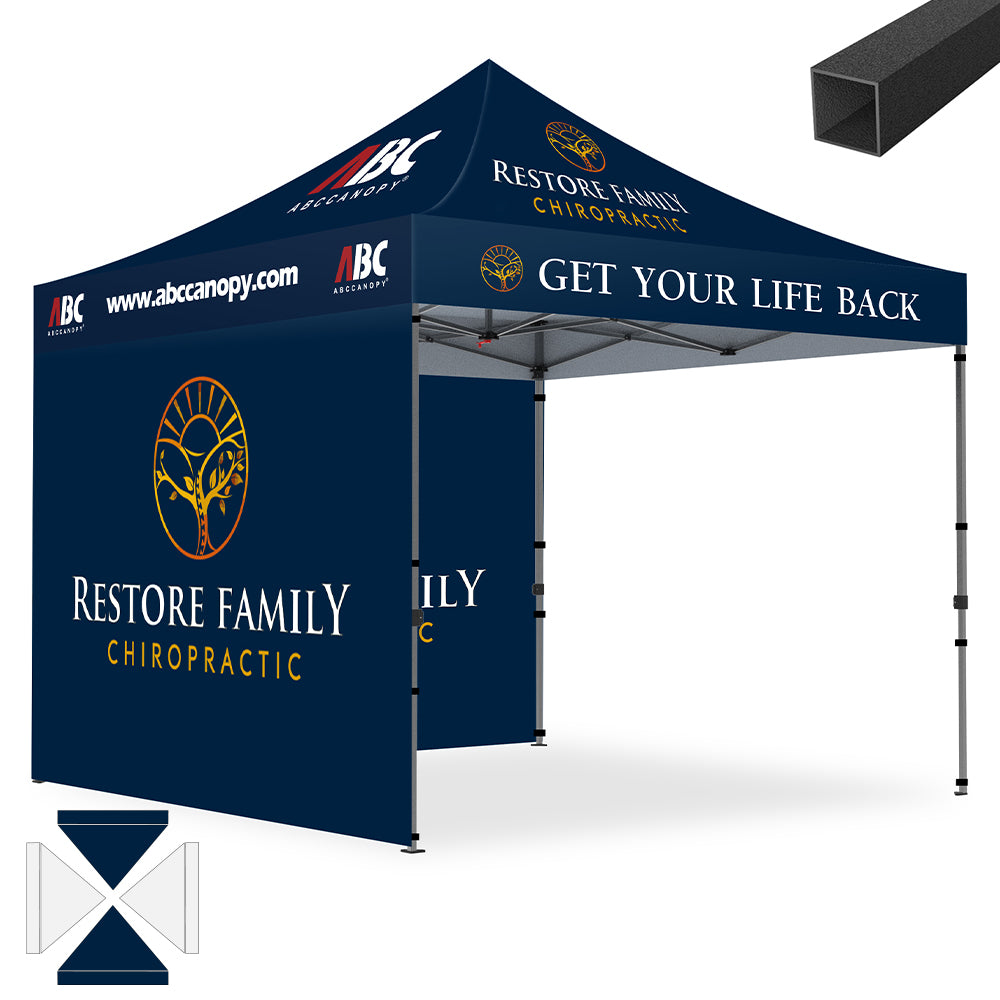 S1 Nova Base™ Custom Canopy Brand Union 10x10, 10x15, 10x20